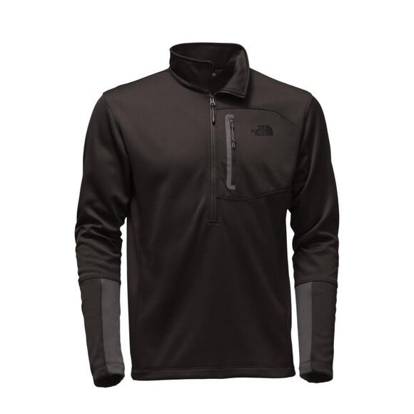 The North Face Canyonlands 1/2 zip fleece mens size L black - Picture 1 of 10